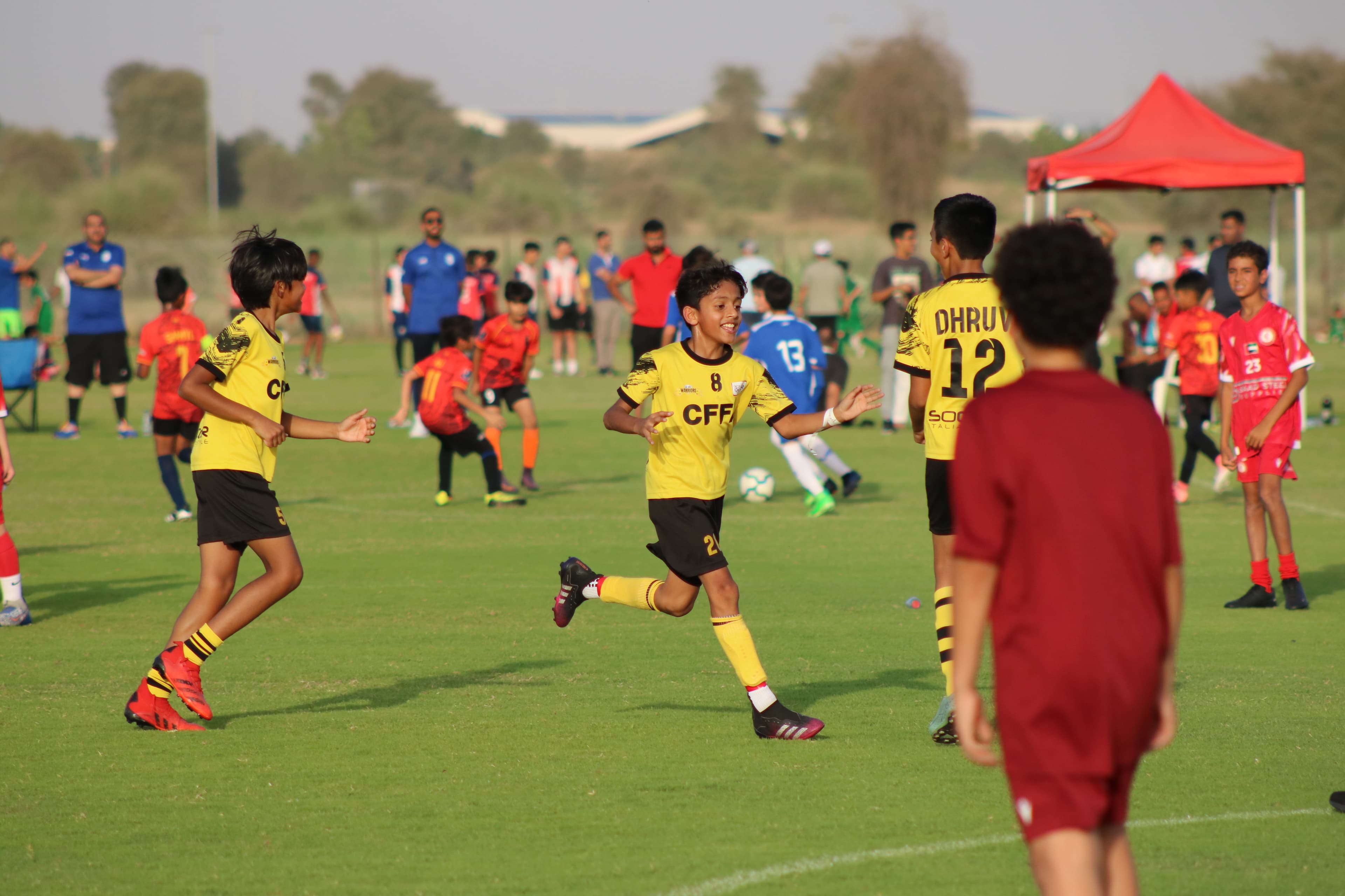 CF Football Academy landing slide 2