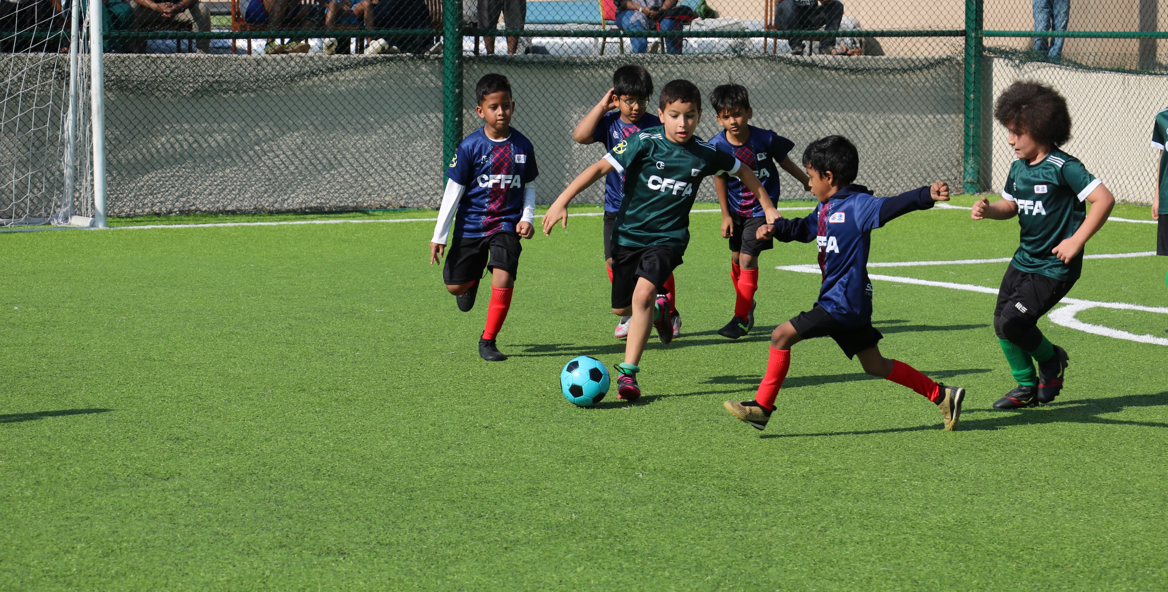 CF Football Academy landing slide 1