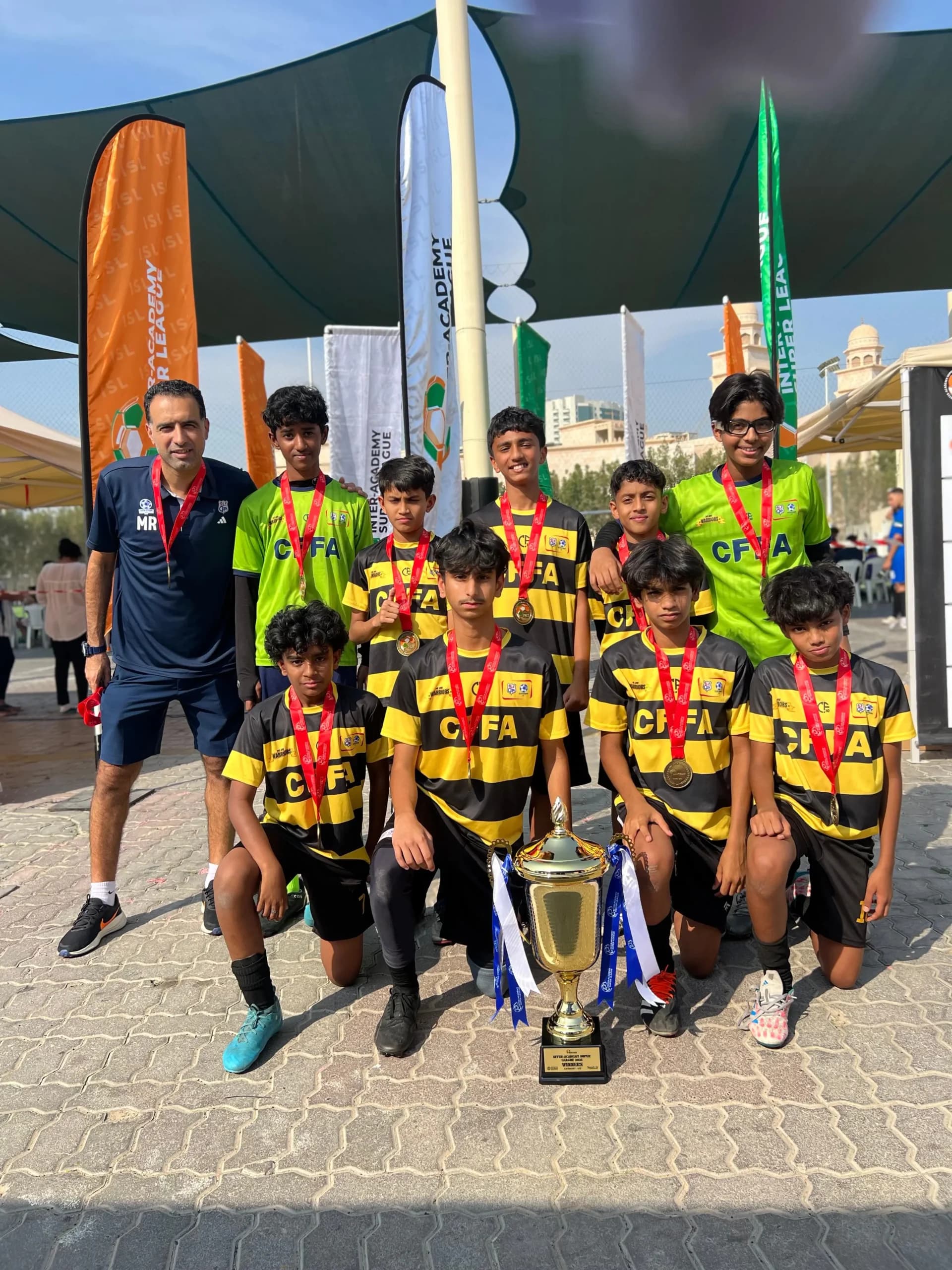 CFFA Tournament Champions 2025 Trophy Celebration