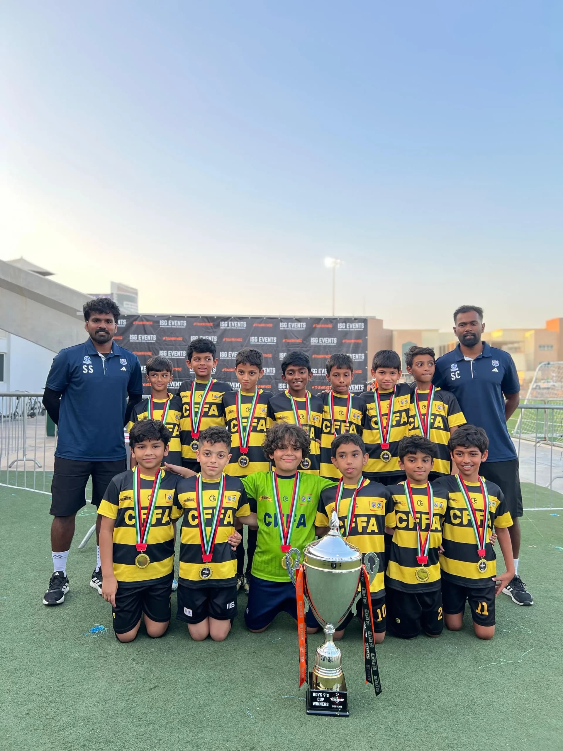 CFFA Tournament Victory Team Group Photo